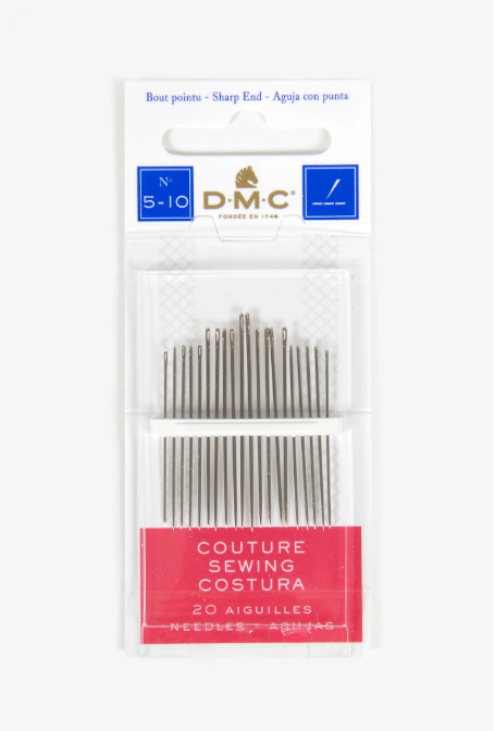 Paño de 20  Agujas de Costura DMC – No. 5 al No. 10