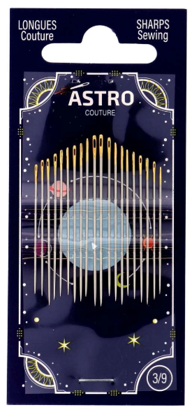Surtido de Agujas Bohin largas Astro Couture N° 3 al 9