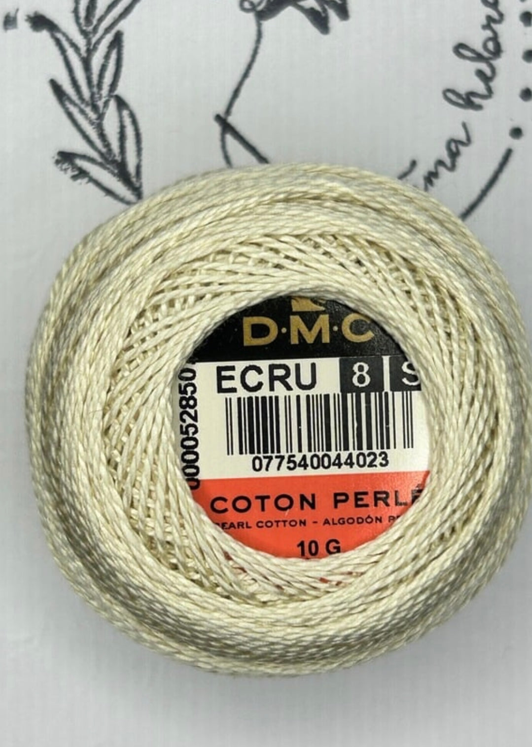Hilo Perlé #8 DMC - REF. ECRU