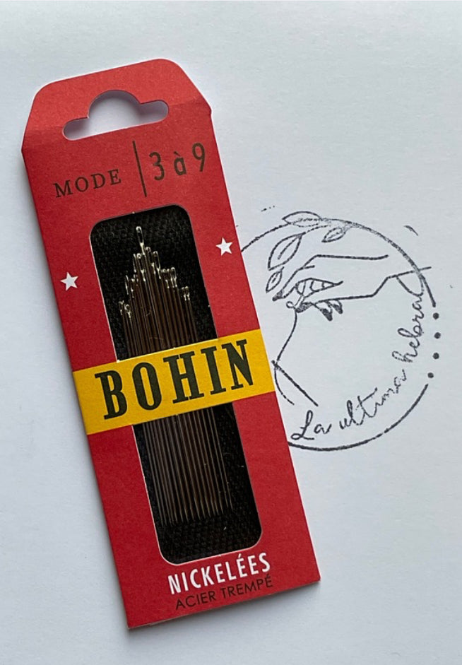 Colección de Agujas Bohin estuches para agujas de moda 1950-1960 Surtido