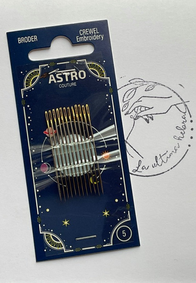 Agujas Bohin largas Astro Couture N°5