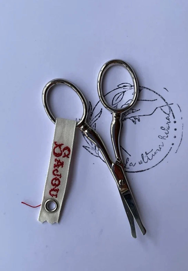 Tijeras Sajou de bordar/boutis con punta de bola - Prony
