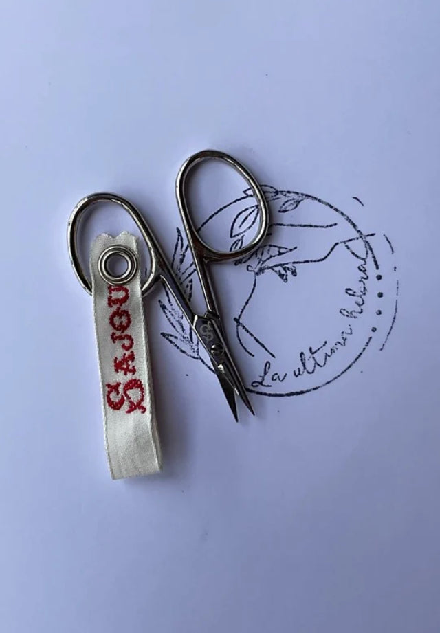 Tijeras Sajou de bordar miniatura Changey - niqueladas