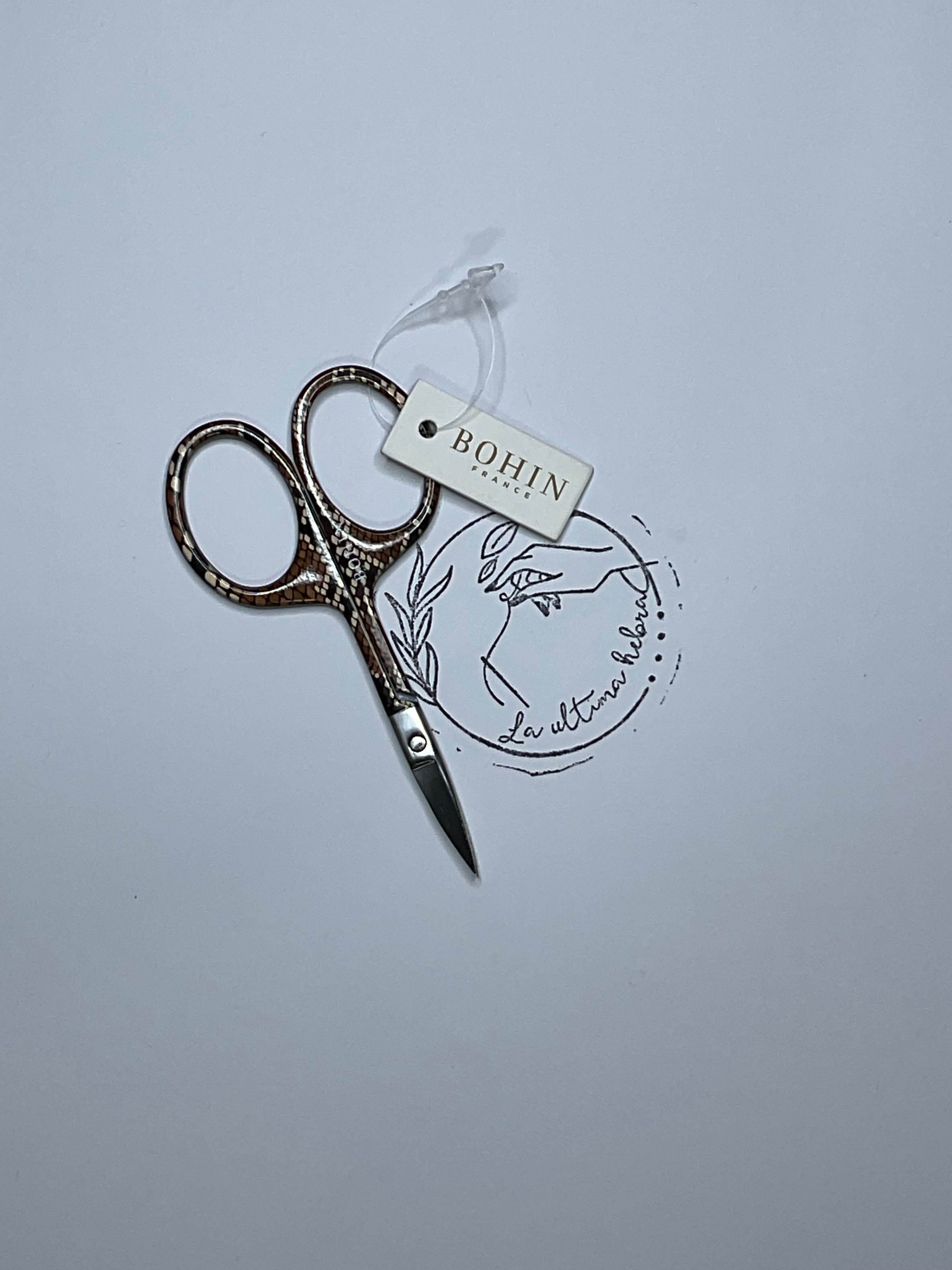 Tijeras Bohin de bordar de 9 cm - Colección Sauvage Serpiente