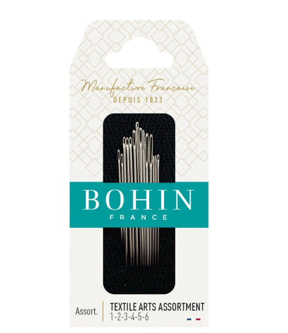 Paño de Agujas Bohin Surtidas para arte textil - Tamaño 7/24