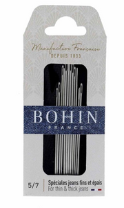 Paño con Agujas Bohin Especiales para Jeans  – No. 5/7